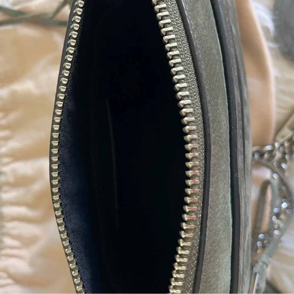 Rebecca Minkoff Olive Green Mini Crossbody with Silver Hardware - Picture 5 of 5